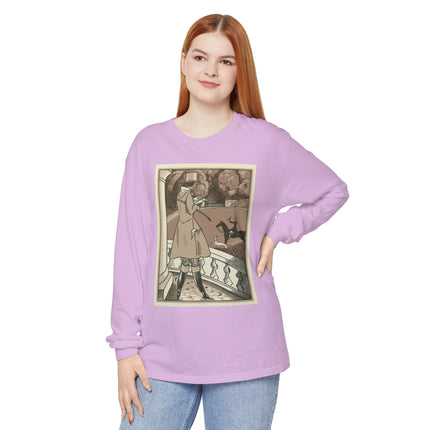 Amazone by Fernand Siméon Unisex Garment-dyed Long Sleeve T-Shirt