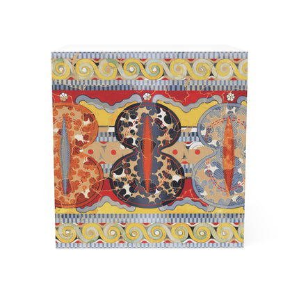 Reproduction of the Shield Frieze by Emile Gilliéron Note Cube