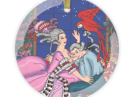 The Jealous Parrot Glass Ornament