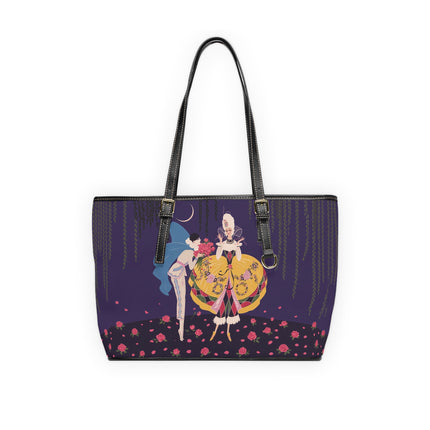 🌹🌙 The Queen Of The Midnight Roses Shoulder Bag – Art Deco Garden Fantasy