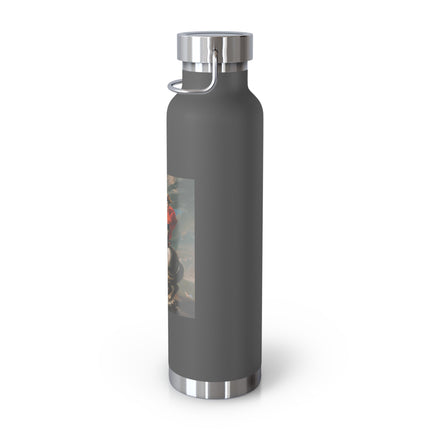 Napoleon Crossing the Alps by Jacques-Louis David Copper Vacuum Insulated Bottle, 22oz