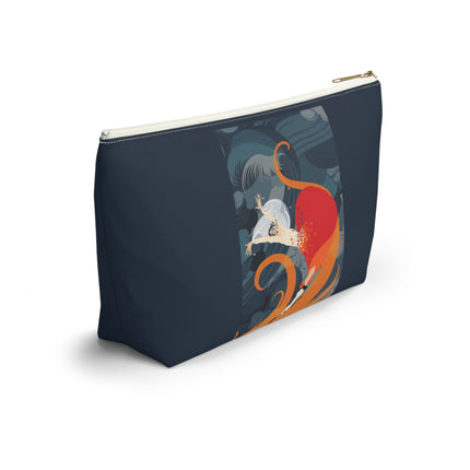 Flame of the Tempest Cosmetic Bag – Fiery Drama & Elemental Grace