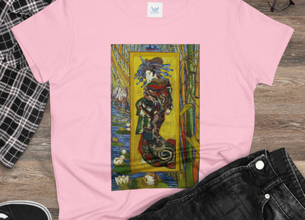 Courtesan (after Eisen) by Vincent van Gogh Women's Midweight Cotton Tee