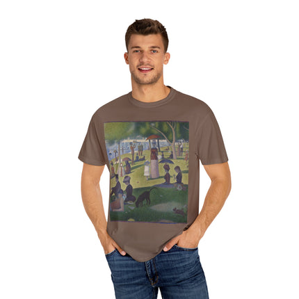 A Sunday on La Grande Jatte by Georges Seurat Unisex Garment-Dyed T-shirt
