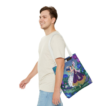🌸☂️ The Ladies Of The Garden Promenade Tote Bag – Art Deco Floral Elegance