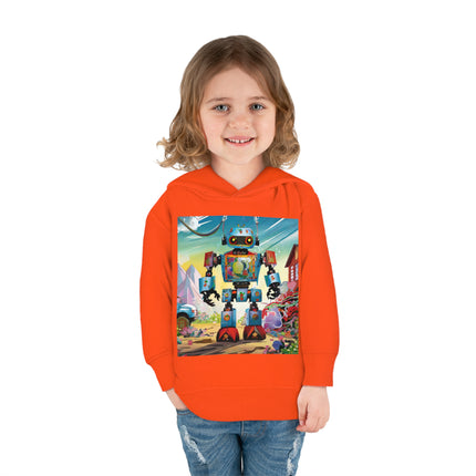 The Rusty Robot Toddler Pullover Fleece Hoodie