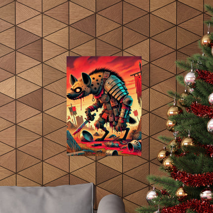 🦴🐾 The Cunning Scavenger Matte Vertical Poster – Survival, Strategy & Dark Fantasy