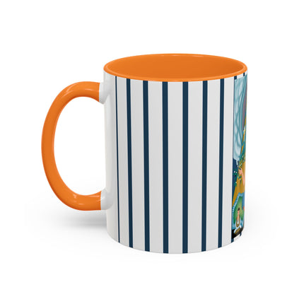 Art Deco Christmas Elegance Colorful Mugs (11oz, 15oz)
