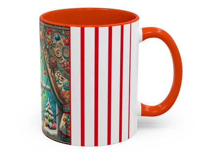 Mischief in Tinselland Colorful Mugs (11oz, 15oz)