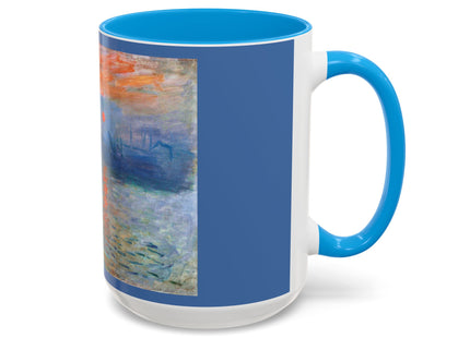 Sunrise by Claude Monet Colorful Mugs (11oz, 15oz)