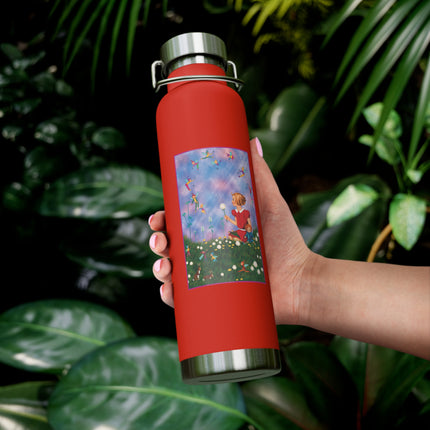 Whimsical Moments Copper Vacuum Insulated Bottle, 22 oz