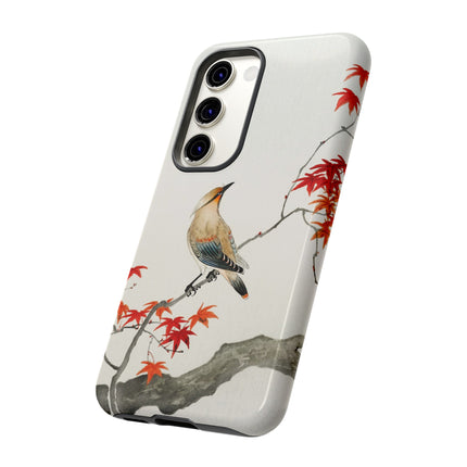 Japanese Bird on Maple by Ohara Koson Phone Cases