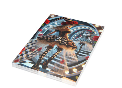 Halloween Witch Through the Mirror Postcards (envelopes included) - Bundles of 10, 30, 50 Pieces