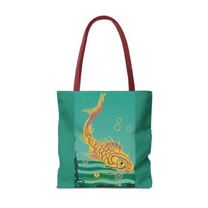 Golden Serenity Tote Bag (AOP)