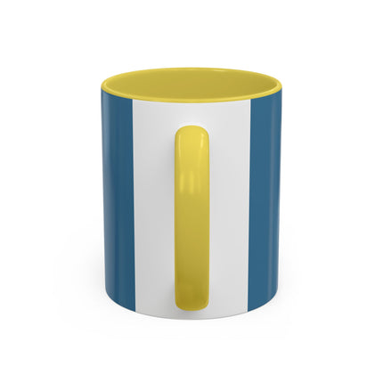 ❤️❄️ The Winter Heart Messenger Colorful Mug – Art Deco Snow Garden Fantasy