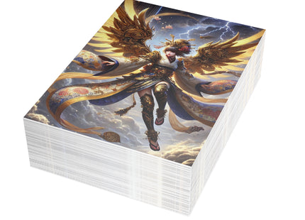 Valkyrie Descending Through Storm Postcards (envelopes included) - Bundles of 10, 30, 50 Pieces