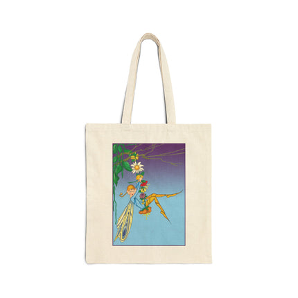 A Fairy's Delight Cotton Canvas Tote Bag