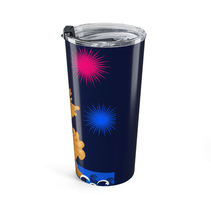 Liberty's Triumph 20oz Tumbler – Art Deco Glory & Triumphant Spirit