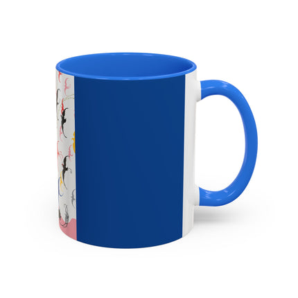 Flight of the Songbirds Colorful Mugs – Theatrical Whimsy & Colorful Harmony