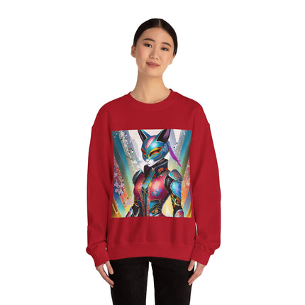 Cyberpunk Chic Unisex Heavy Blend™ Crewneck Sweatshirt