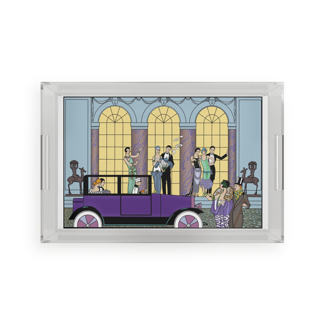 Au Revoir by George Barbier Acrylic Serving Tray