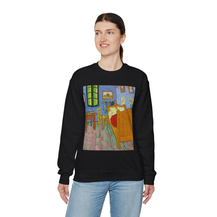 The Bedroom by Vincent van Gogh Heavy Blend™ Crewneck Sweatshirt