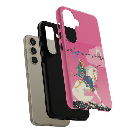 Samurai Princess on the White Steed Phone Case – Epic Grace & Mythic Power