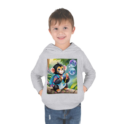 Bubble Magic in the Jungle Toddler Pullover Fleece Hoodie