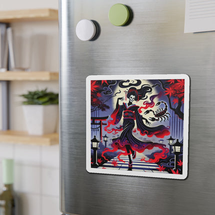 Halloween Sorceress Die-Cut Magnets (4 Sizes)
