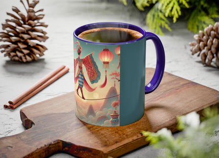 The Lantern Walker Colorful Mugs (11oz, 15oz)