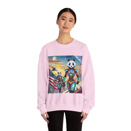 Cyber Punk Robots Unisex Heavy Blend™ Crewneck Sweatshirt