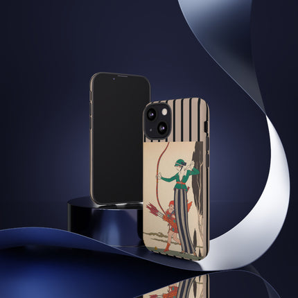L'Arc Rouge by George Barbier Phone Cases