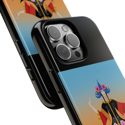 Colorful Dancer Phone Case – Vibrant Grace & Cultural Elegance