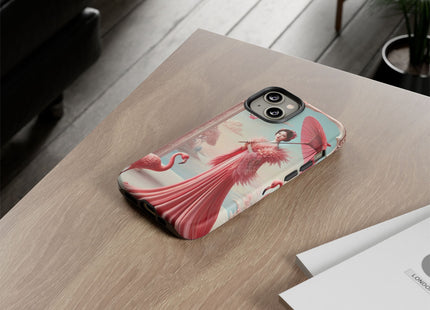 Petals, Porcelain, and Flamingos Phone Cases