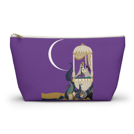 Moonlit Reverie Pavilion Cosmetic Bag – Art Deco Elegance & Mystical Serenity