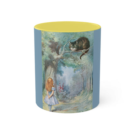 “I growl when I’m pleased, and wag my tail when I’m angry” by Sir John Tenniel Colorful Mugs, 11oz