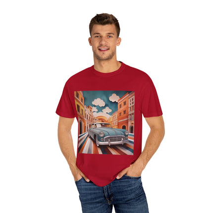 1960 Alfa Romeo Giulietta Unisex Garment-Dyed T-shirt