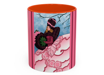 Winter Rose Empress Colorful Mugs (11oz, 15oz)