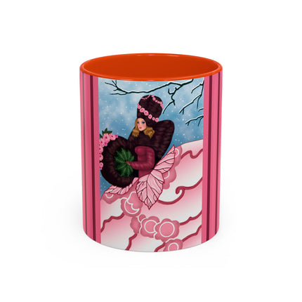 Winter Rose Empress Colorful Mugs (11oz, 15oz)