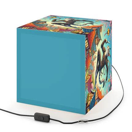 🌸🐾 The Springbound Sentinel Light Cube Lamp – Agility, Grace & Spring Vitality