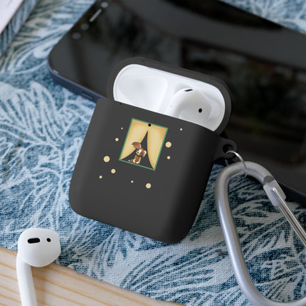 Playful Paws At The Window – Vintage Art AirPods Case