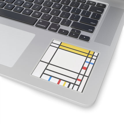 Place de la Concorde by Piet Mondrian Kiss-Cut Stickers (4 Sizes)