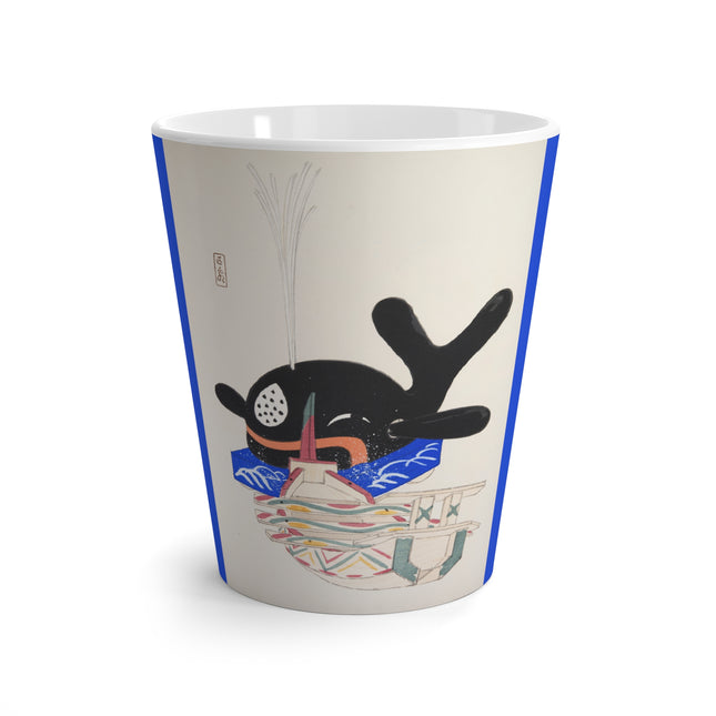 Illustrations of Japanese Toys Pl.009 by Kawasaki Kyosen Latte Mug