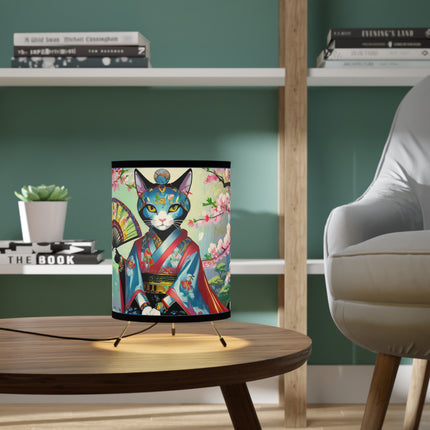 Cyberpunk Geisha Tripod Lamp