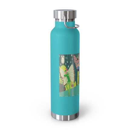 Enchanting Fairies of A Midsummer Night's Dream Copper Vacuum Insulated Bottle, 22oz