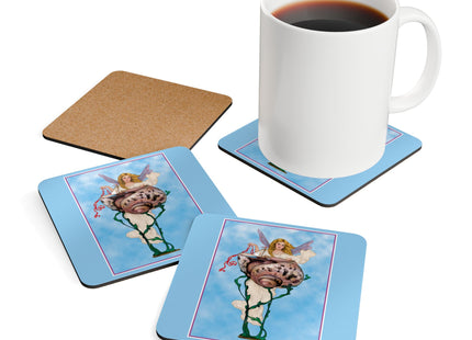 Enchanting Serenity Corkwood Coaster Set