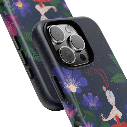 🌺✨ The Lady Of The Starlit Enchanted Garden Phone Case – Art Deco Floral Fantasy