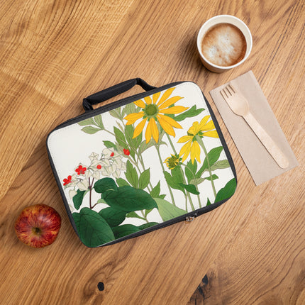 Clerodendrum & Rudbeckia Flower by Tanigami Kônan Lunch Bag