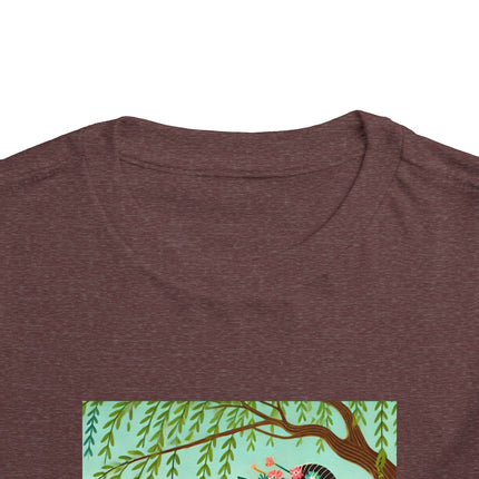 Sparrow Dance Geisha Fairy Toddler Short Sleeve Tee