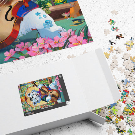 Melodies of the Snow Lion Cub Puzzle (110, 252, 520, 1014-piece)